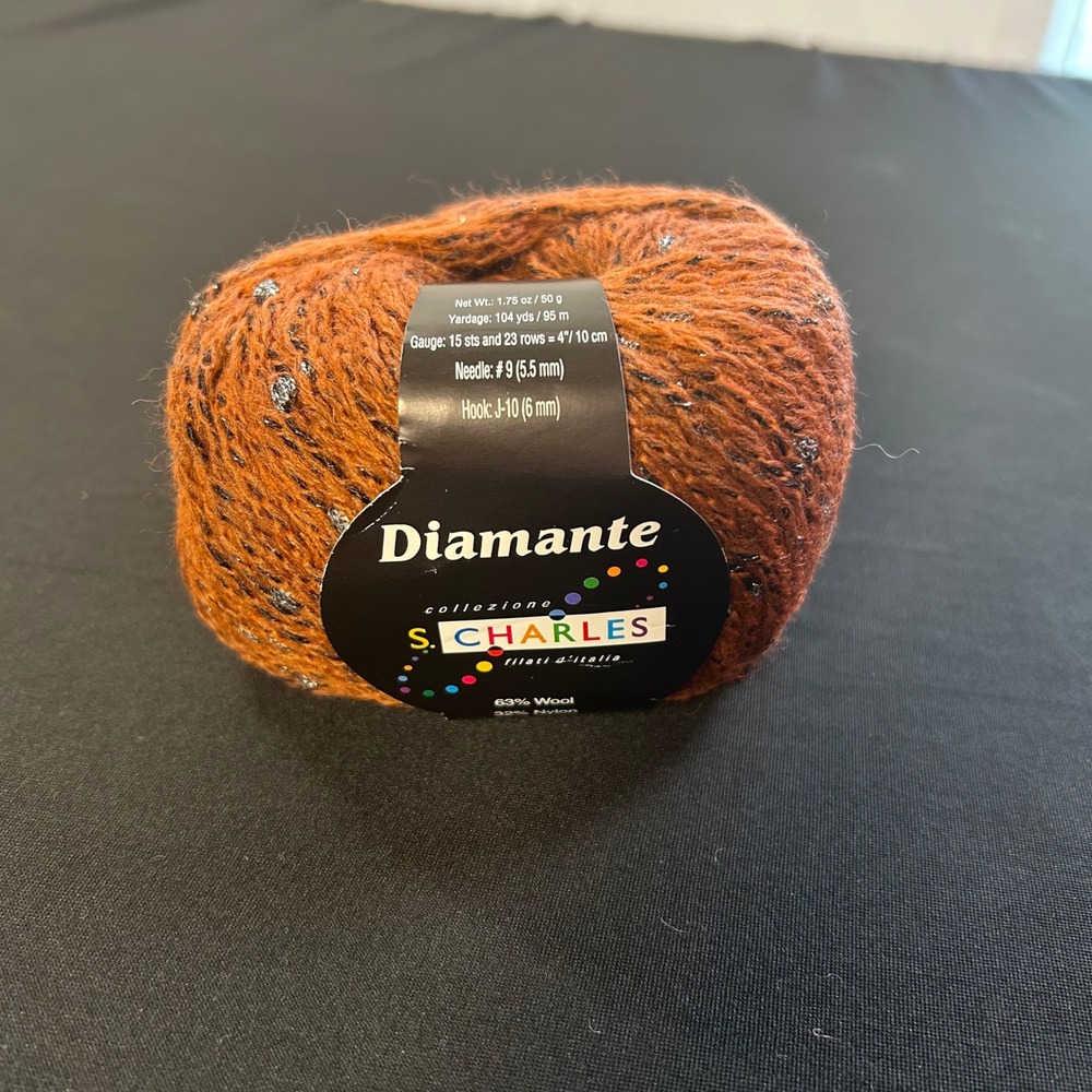 Stacy S. CHARLES Lot of 11 Diamante Wool blend Pumpkin Orange Color 11 same lot